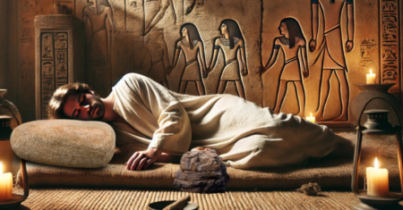 Porque os antigos egípcios dormiam em travesseiros de pedra?